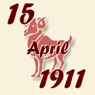 Ovan, 15 April 1911.
