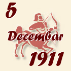 Strelac, 5 Decembar 1911.