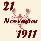 Škorpija, 21 Novembar 1911.
