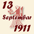Devica, 13 Septembar 1911.