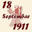 Devica, 18 Septembar 1911.