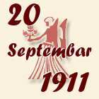 Devica, 20 Septembar 1911.