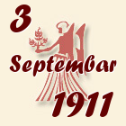 Devica, 3 Septembar 1911.