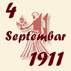Devica, 4 Septembar 1911.