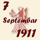 Devica, 7 Septembar 1911.