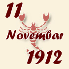 Škorpija, 11 Novembar 1912.