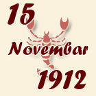 Škorpija, 15 Novembar 1912.