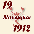 Škorpija, 19 Novembar 1912.