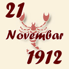Škorpija, 21 Novembar 1912.