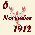 Škorpija, 6 Novembar 1912.