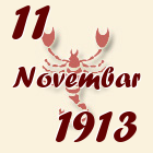 Škorpija, 11 Novembar 1913.