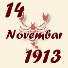 Škorpija, 14 Novembar 1913.