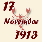 Škorpija, 17 Novembar 1913.