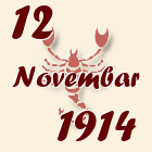 Škorpija, 12 Novembar 1914.