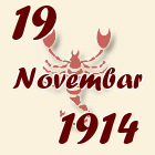 Škorpija, 19 Novembar 1914.