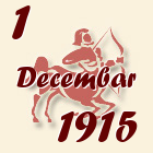 Strelac, 1 Decembar 1915.
