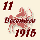 Strelac, 11 Decembar 1915.