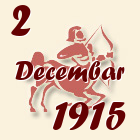 Strelac, 2 Decembar 1915.