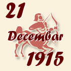 Strelac, 21 Decembar 1915.