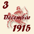 Strelac, 3 Decembar 1915.