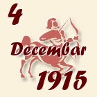 Strelac, 4 Decembar 1915.