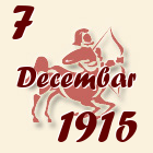 Strelac, 7 Decembar 1915.