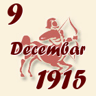 Strelac, 9 Decembar 1915.