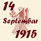 Devica, 14 Septembar 1915.