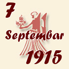 Devica, 7 Septembar 1915.