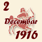 Strelac, 2 Decembar 1916.