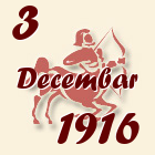 Strelac, 3 Decembar 1916.