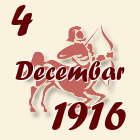 Strelac, 4 Decembar 1916.