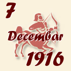 Strelac, 7 Decembar 1916.