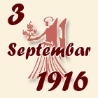 Devica, 3 Septembar 1916.