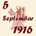 Devica, 5 Septembar 1916.