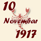 Škorpija, 10 Novembar 1917.