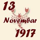 Škorpija, 13 Novembar 1917.