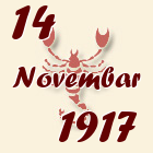 Škorpija, 14 Novembar 1917.