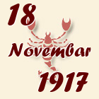 Škorpija, 18 Novembar 1917.