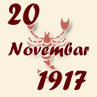 Škorpija, 20 Novembar 1917.