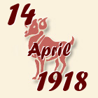 Ovan, 14 April 1918.