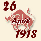 Bik, 26 April 1918.