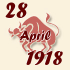 Bik, 28 April 1918.