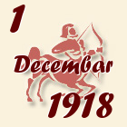 Strelac, 1 Decembar 1918.