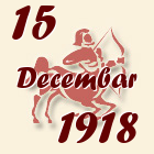 Strelac, 15 Decembar 1918.