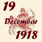Strelac, 19 Decembar 1918.
