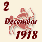 Strelac, 2 Decembar 1918.