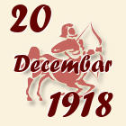 Strelac, 20 Decembar 1918.