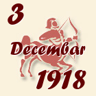 Strelac, 3 Decembar 1918.