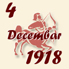Strelac, 4 Decembar 1918.